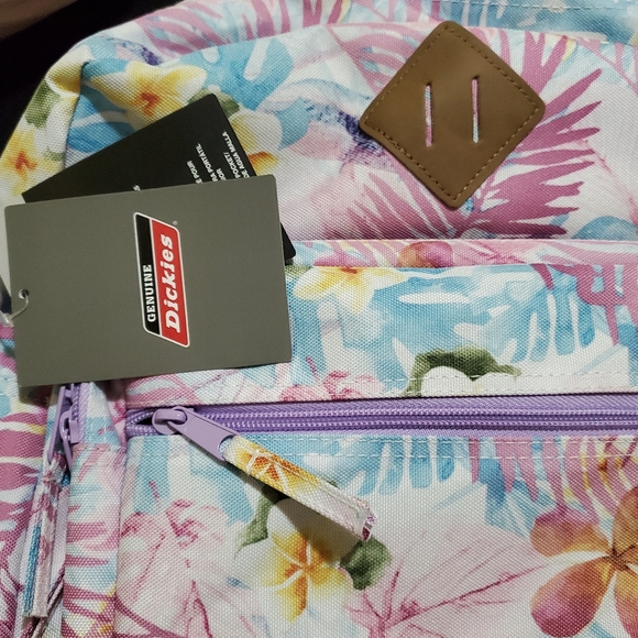 Backpad Dickie's Varsity Floral print Unisex New - Picture 3 of 5